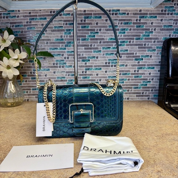 NWT Brahmin Rosa Evergreen Kalopsia purse - Picture 1 of 6